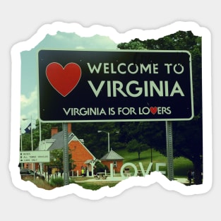 Virginia is for lovers picture from Reston in Virginia photography Welcome to VA Sticker